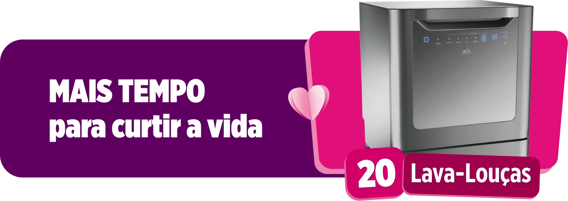 MAIS TEMPO para curtir a vida